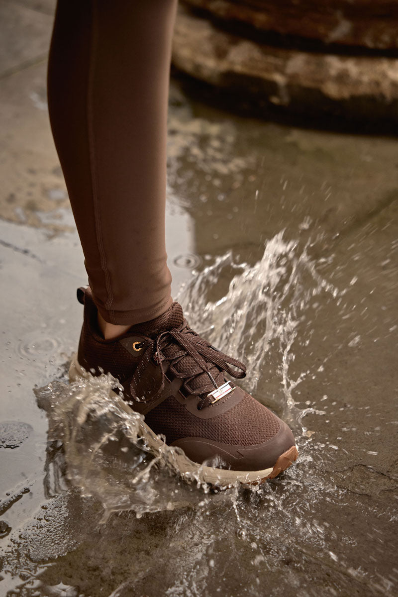 Holland Cooper Burghley Waterproof Trainer Chestnut