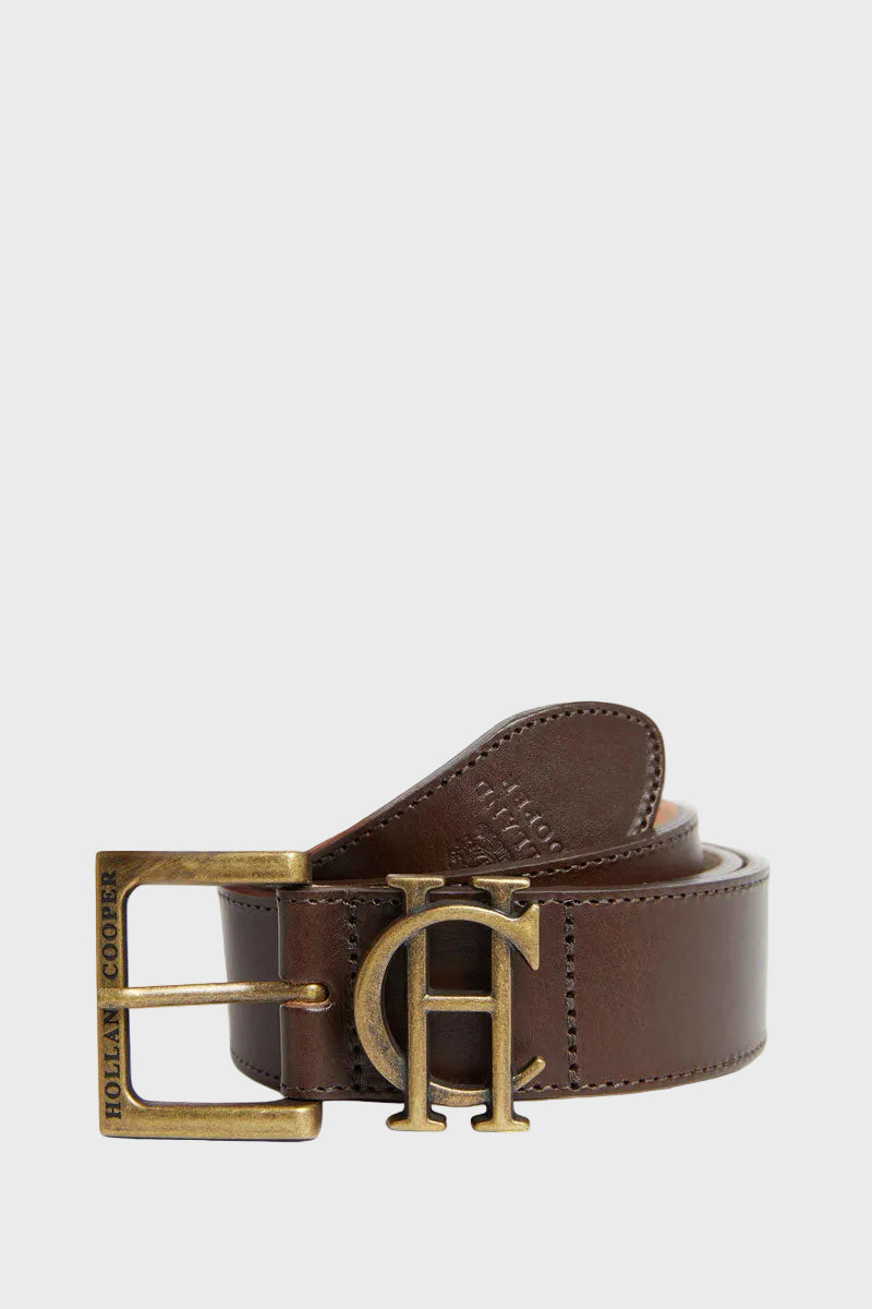 Holland Cooper Men's Classic Belt Chocolate