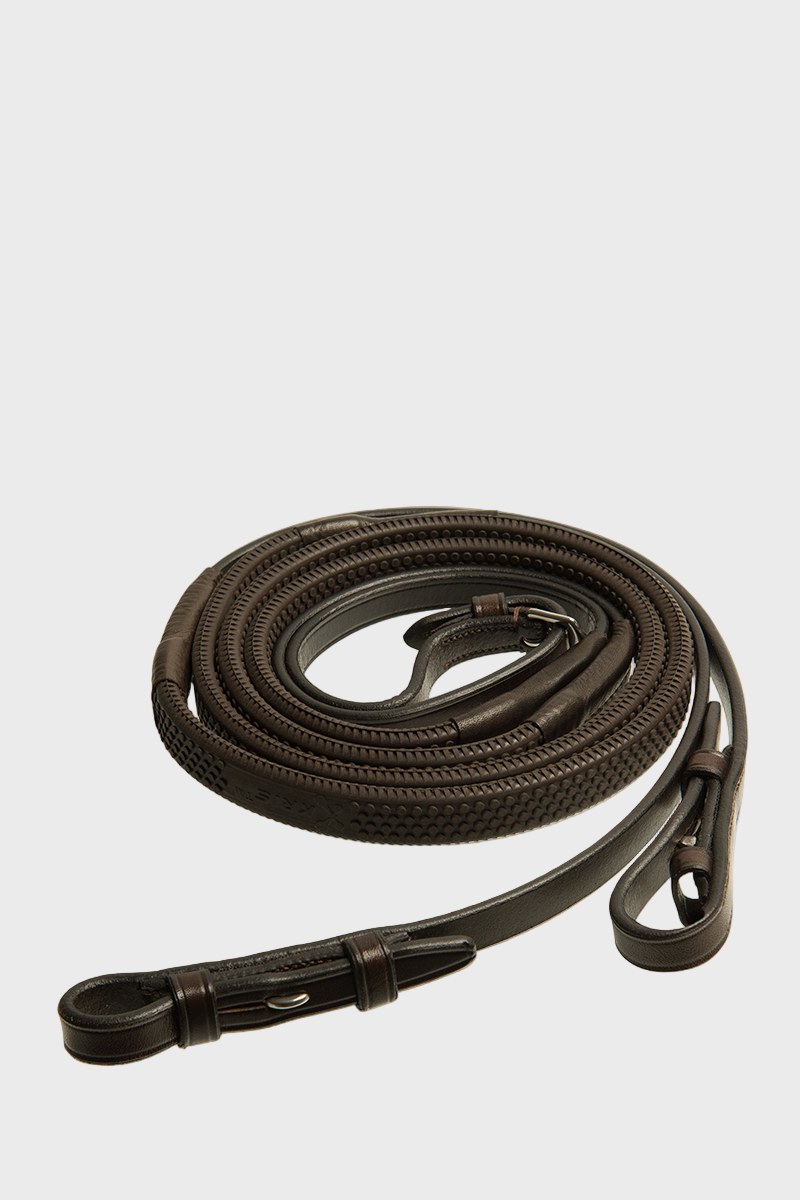 Country Direct Ultra Flex Grip Reins - Havana