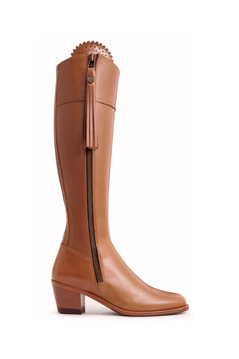 Fairfax & Favor Regina Heeled Regular Fit Tan Leather