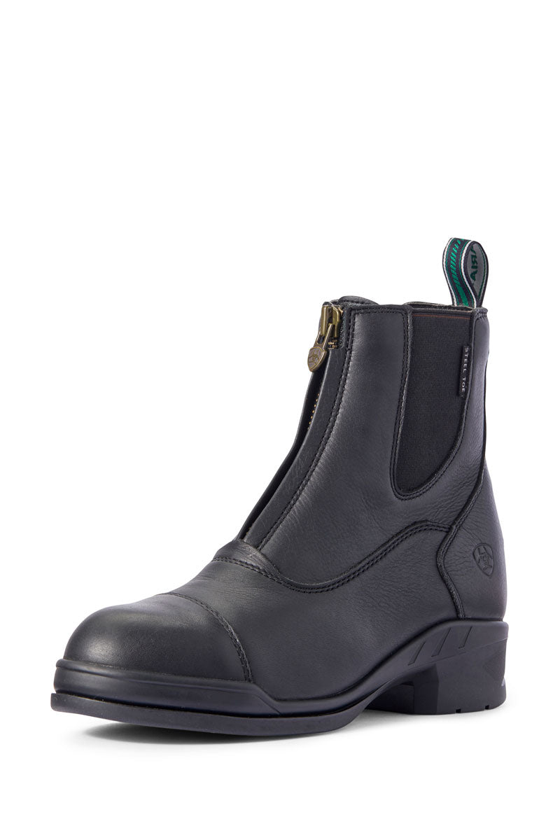 Ariat Heritage IV Steel Toe Zip Paddock Black