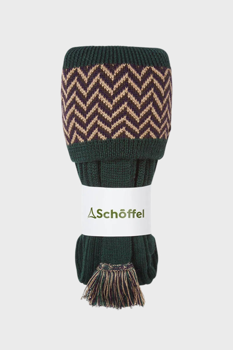 Schoffel Men's Herringbone Sock Deep Pine 