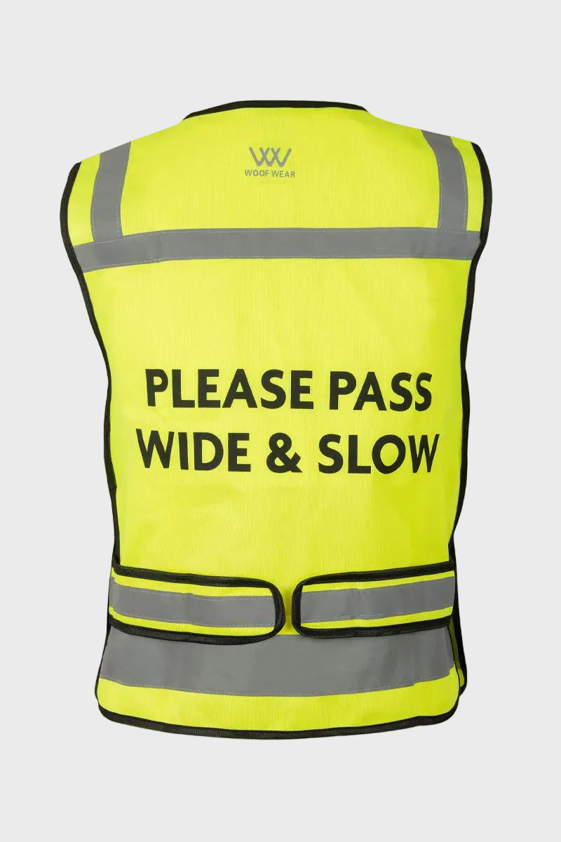 Woof Wear Hi Vis Riding Vest Hi Viz Yellow