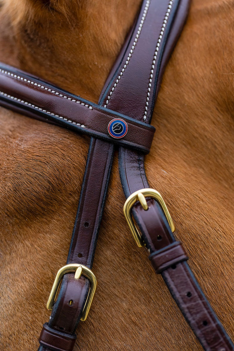 Trust Hickstead Bridle Brown/Silver