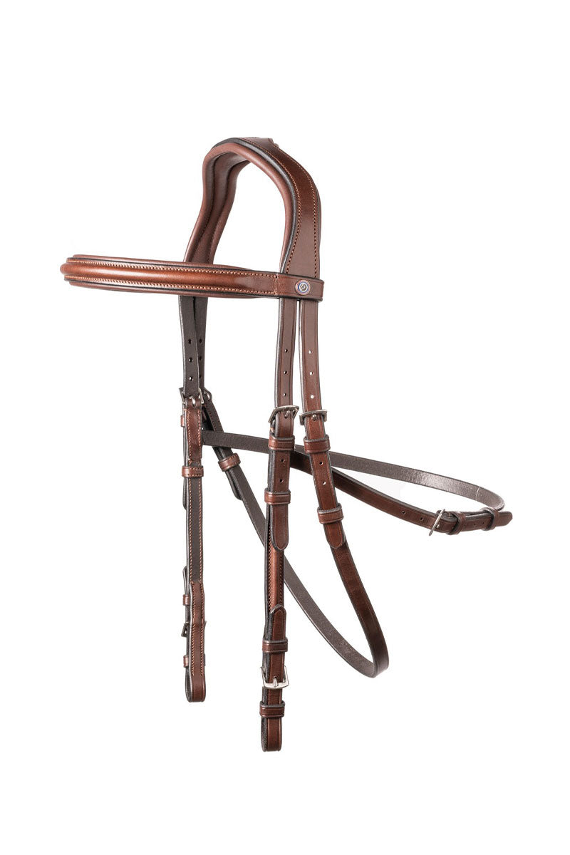 Trust Hickstead Bridle Brown/Silver