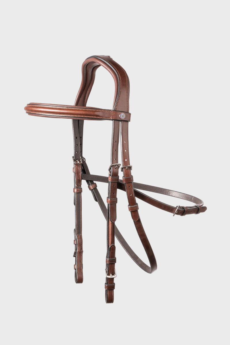 Trust Hickstead Bridle Brown/Silver