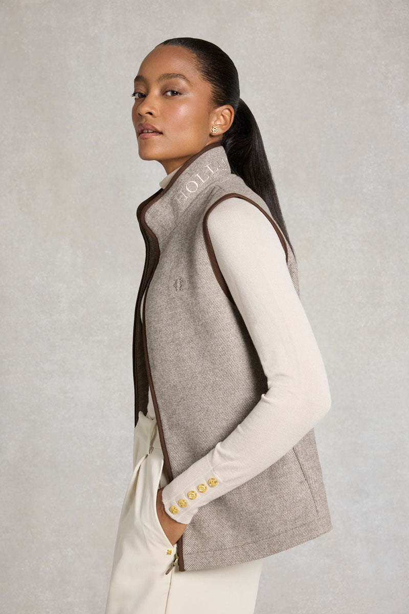 Holland Cooper Hillford Country Gilet Sahara Twill 