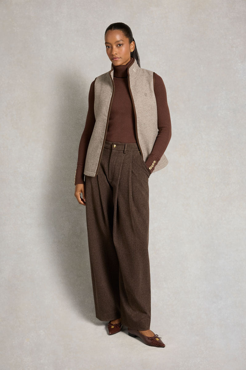 Holland Cooper Hillford Country Gilet Sahara Twill 