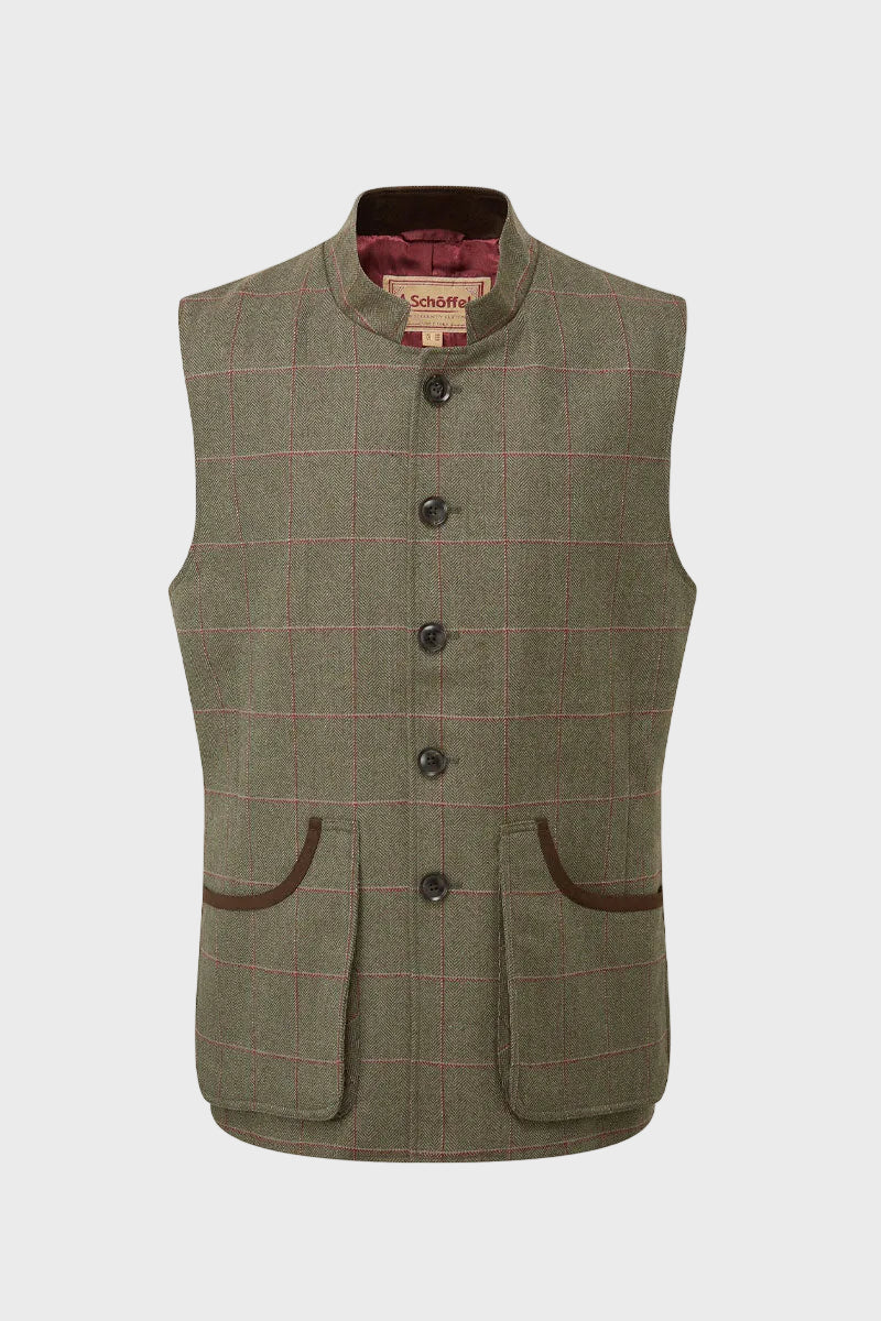 Schoffel Men's Holcot Tweed Waistcoat Lochlane Tweed