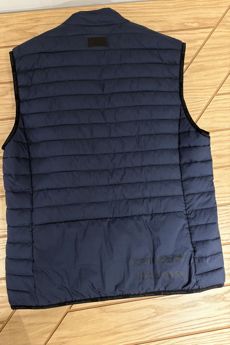 Cavalleria Toscana Team Red Stripe Quilted Gilet