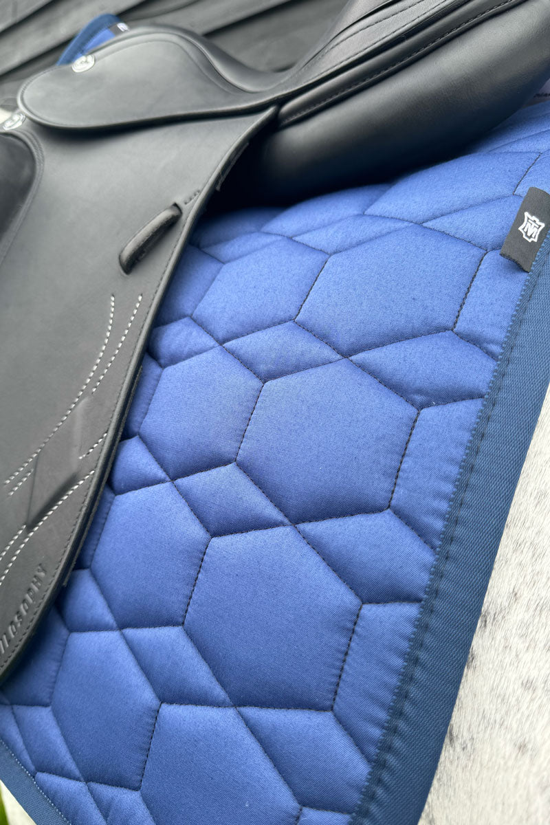 Mattes Dressage Sheen Saddle Pad Navy