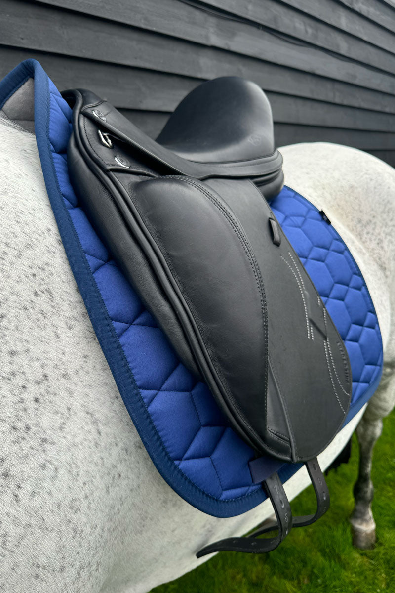 Mattes Dressage Sheen Saddle Pad Navy