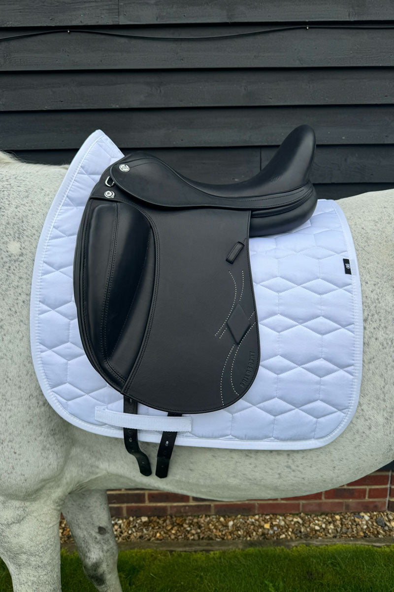 Mattes Dressage Sheen Saddle Pad White