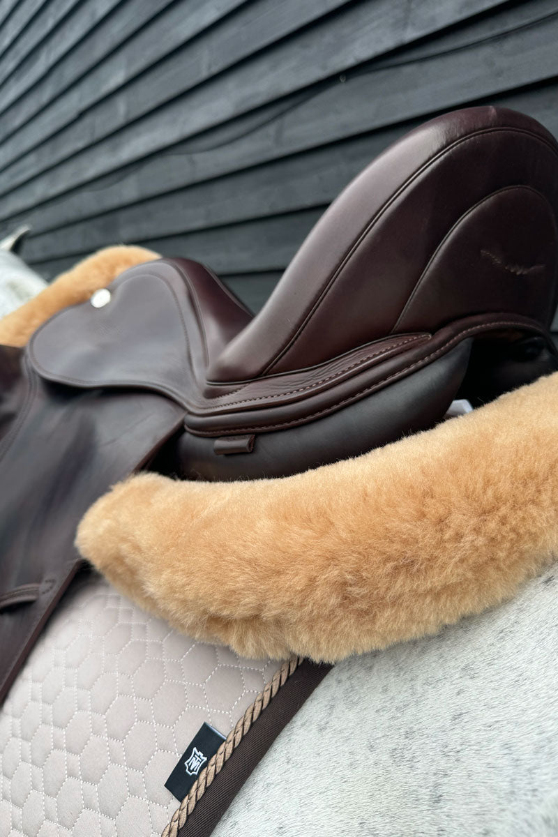 Mattes All Purpose Lambskin Half Pad Nougat/Honey