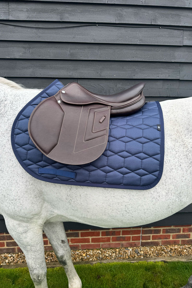 Mattes Jump Sheen Saddle Pad Navy