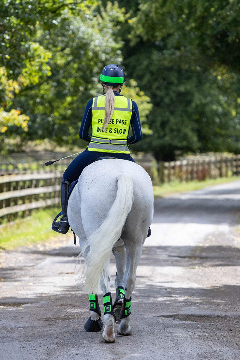 Woof Wear Hi Vis Riding Vest Hi Vis Yellow