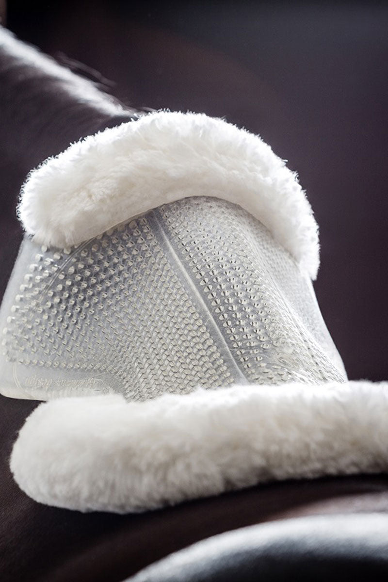 Acavallo Just Gel Lambskin Half Pad White/White