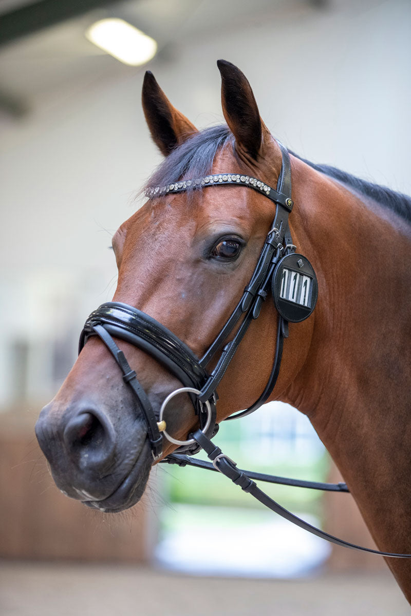 Le Mieux Bridle Number Holder Black