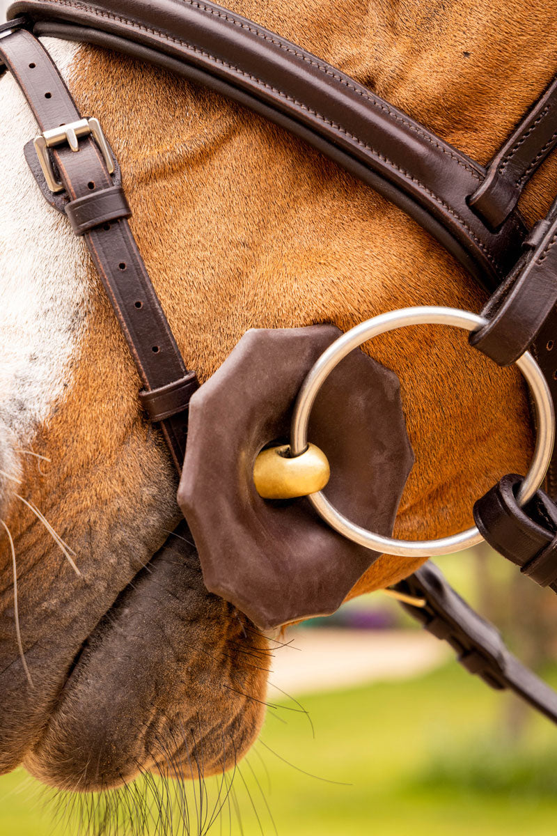 Le Mieux Contoured Rubber Bit Guards Brown