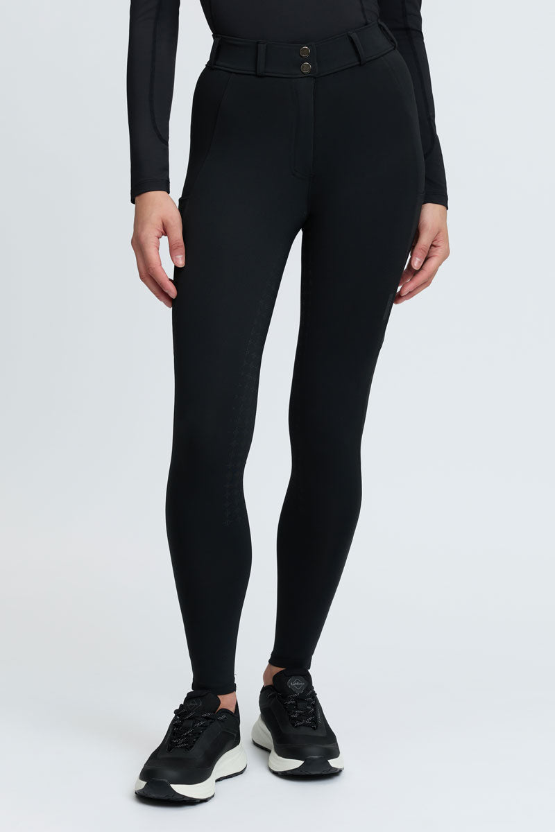 LeMieux Becca Half Seat Breeches Black