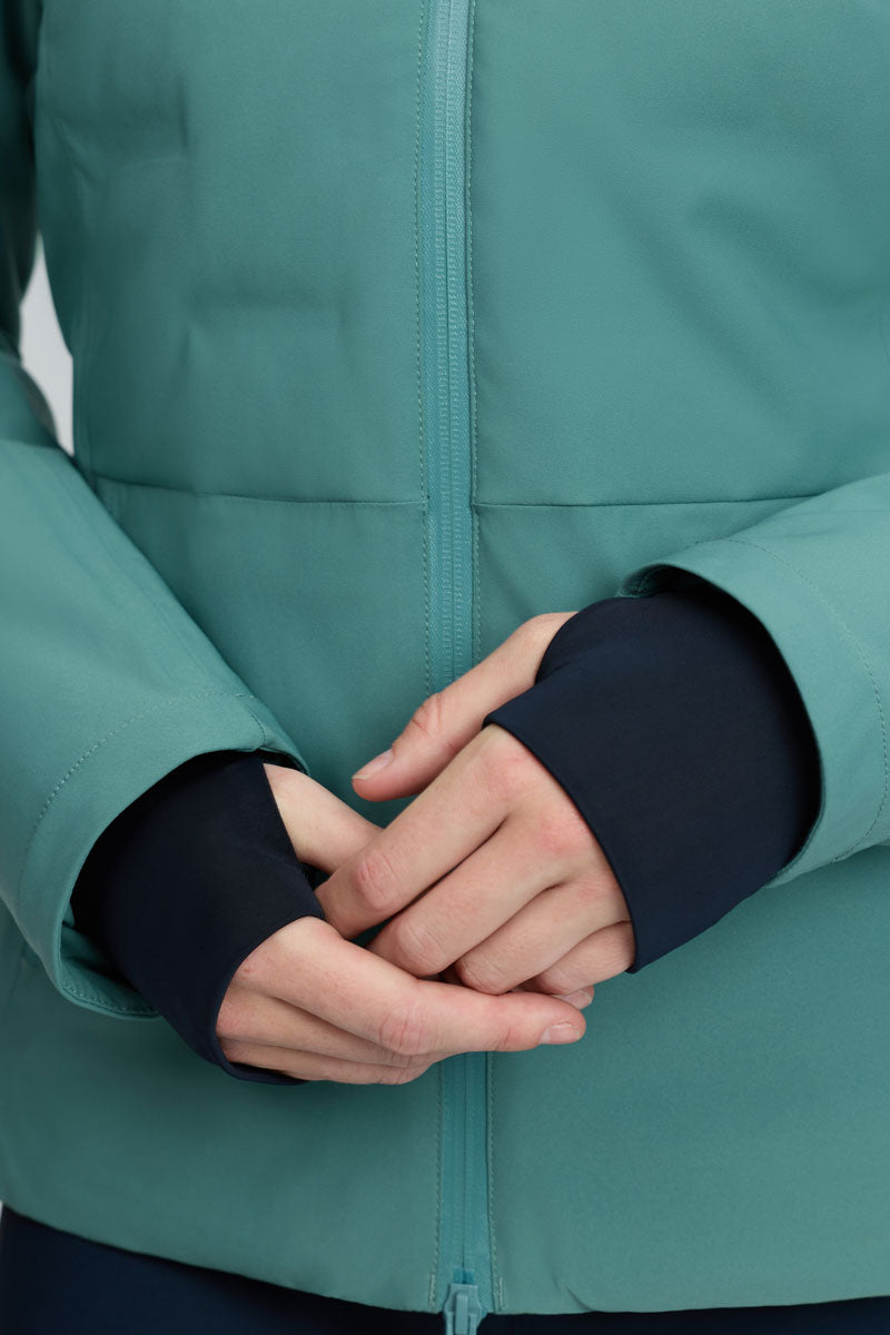 LeMieux Brooke 3 in 1 Waterproof Hybrid Jacket Aloe 