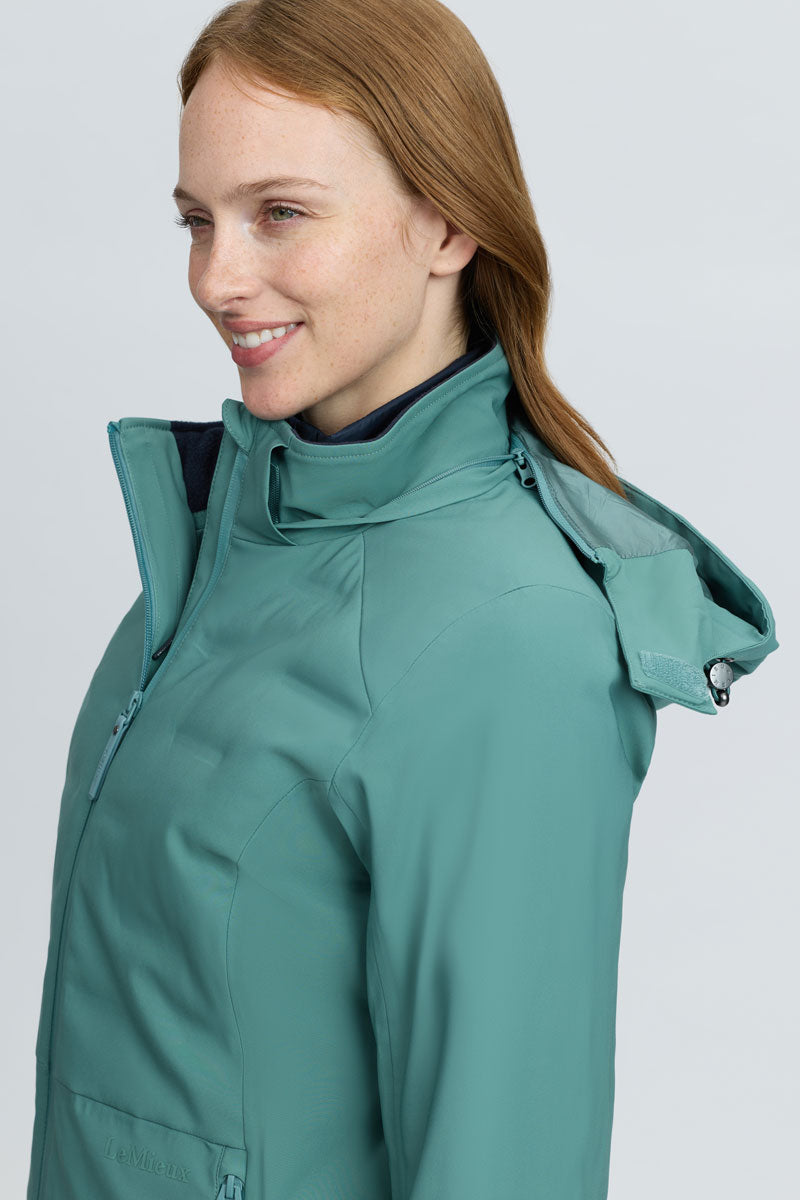 LeMieux Brooke 3 in 1 Waterproof Hybrid Jacket Aloe 