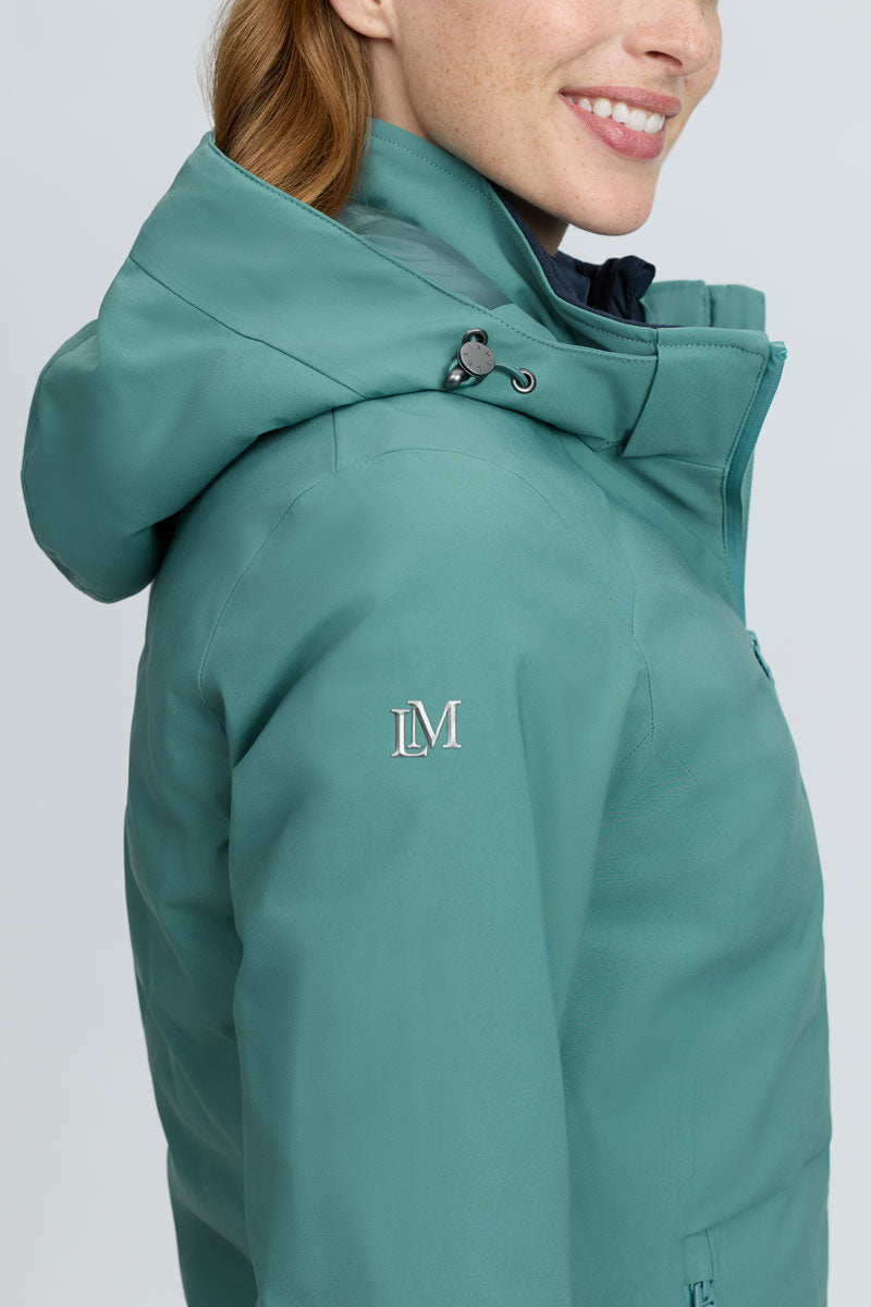LeMieux Brooke 3 in 1 Waterproof Hybrid Jacket Aloe 
