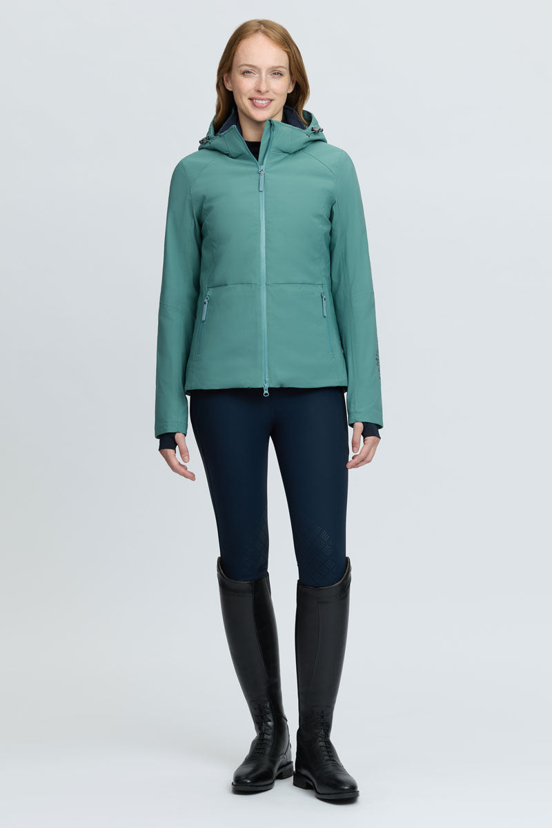 LeMieux Brooke 3 in 1 Waterproof Hybrid Jacket Aloe 