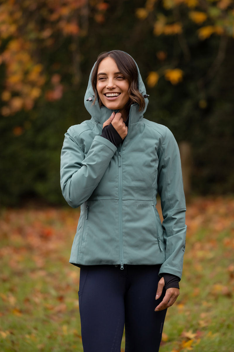 LeMieux Brooke 3 in 1 Waterproof Hybrid Jacket Aloe 