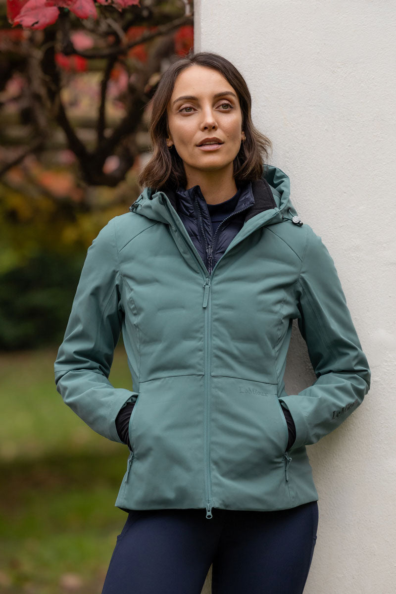 LeMieux Brooke 3 in 1 Waterproof Hybrid Jacket Aloe 