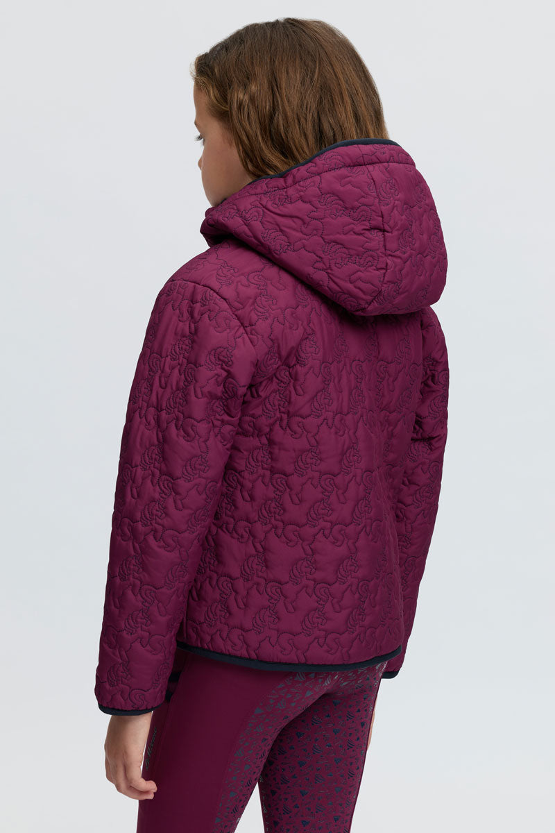 LeMieux Mini Lola Quilted Jacket Blackberry