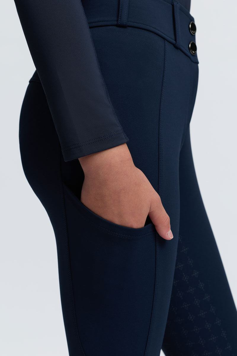 LeMieux Young Rider Bex Breeches Navy 