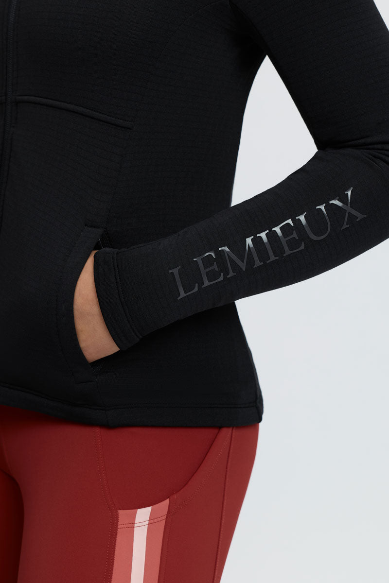LeMieux Young Rider Bethany Fleece Zip Through Black 