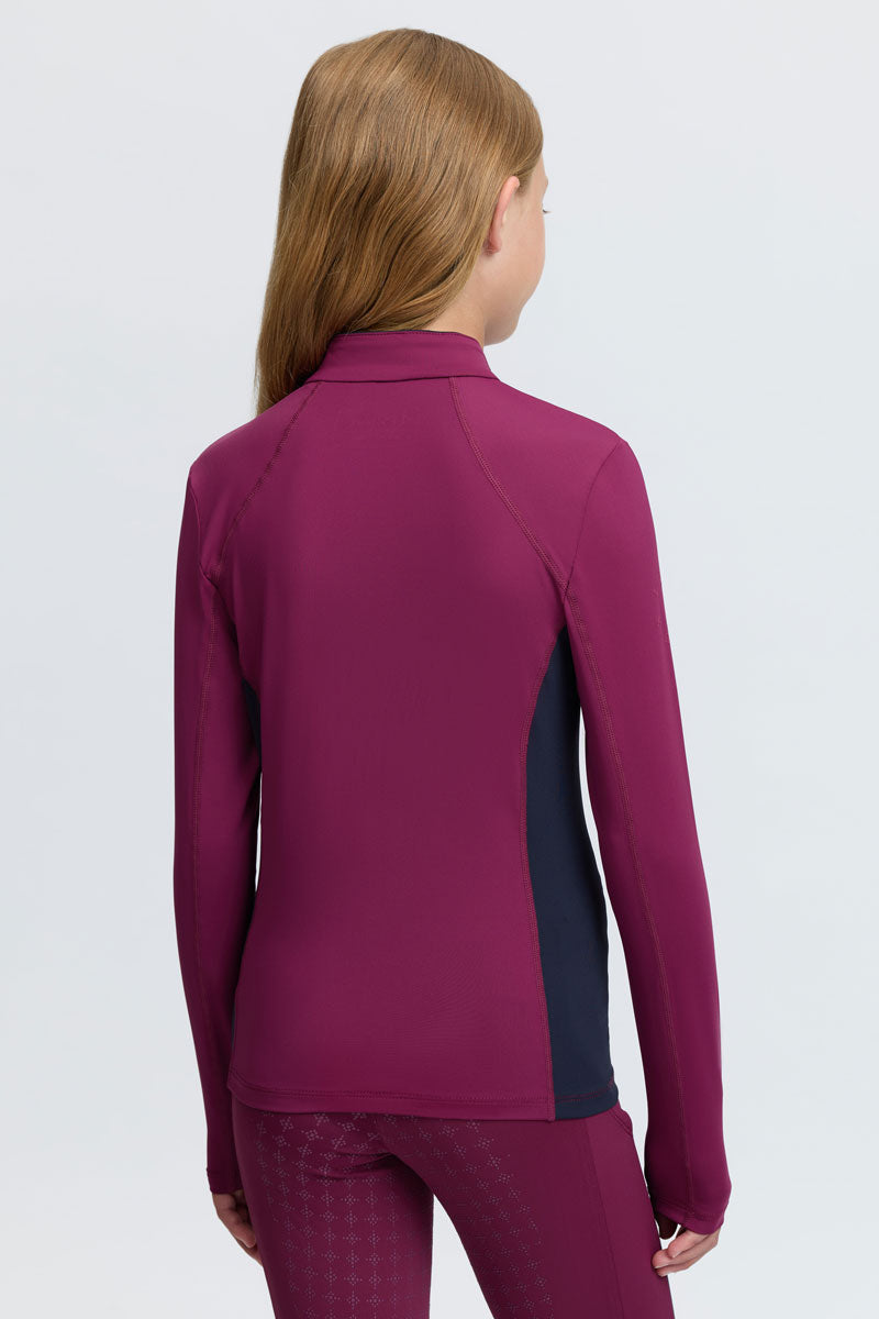 LeMieux Young Rider Classique Base Layer Blackberry