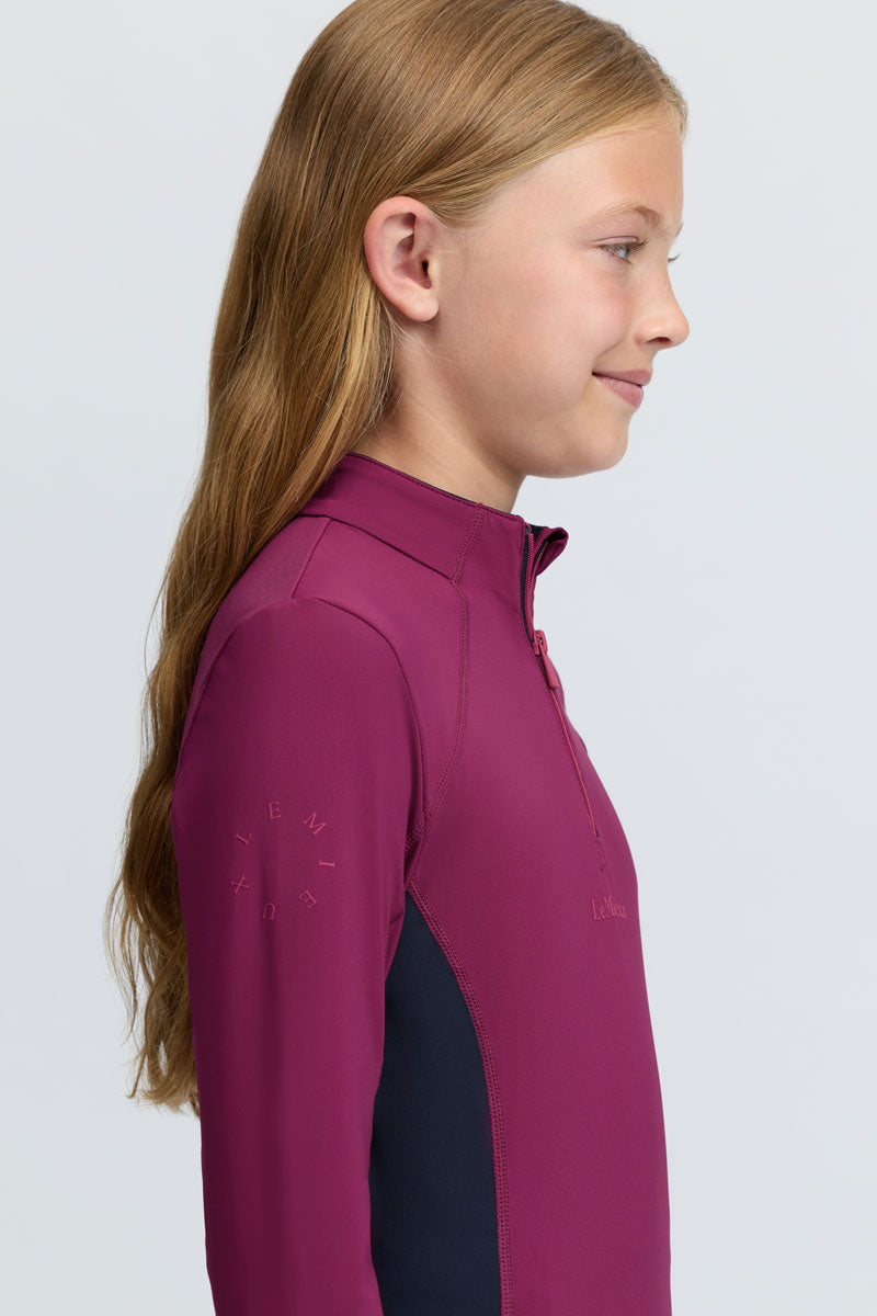LeMieux Young Rider Classique Base Layer Blackberry