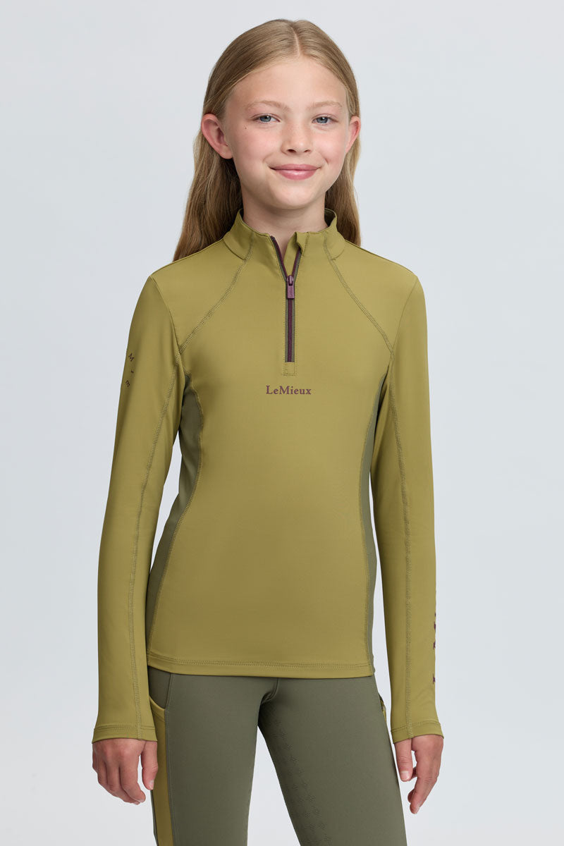 LeMieux Young Rider Classique Base Layer Gooseberry 