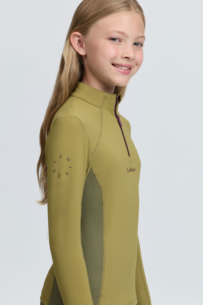 LeMieux Young Rider Classique Base Layer Gooseberry 