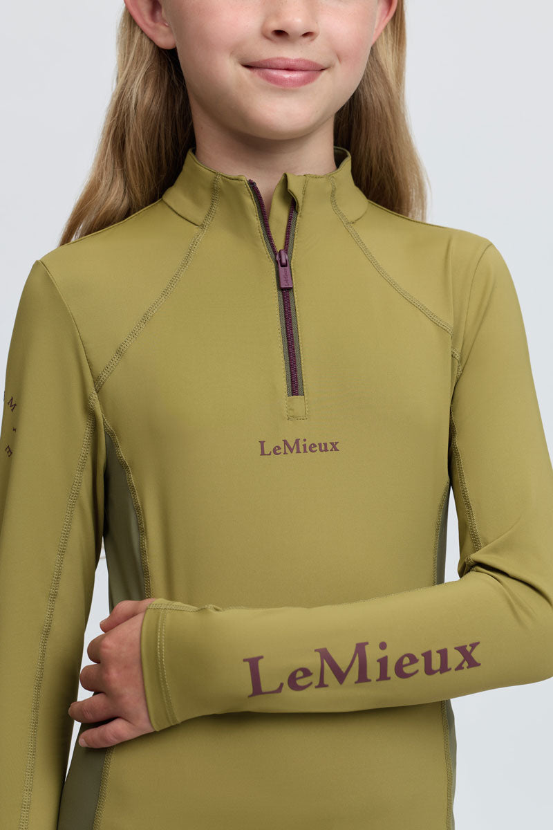 LeMieux Young Rider Classique Base Layer Gooseberry 