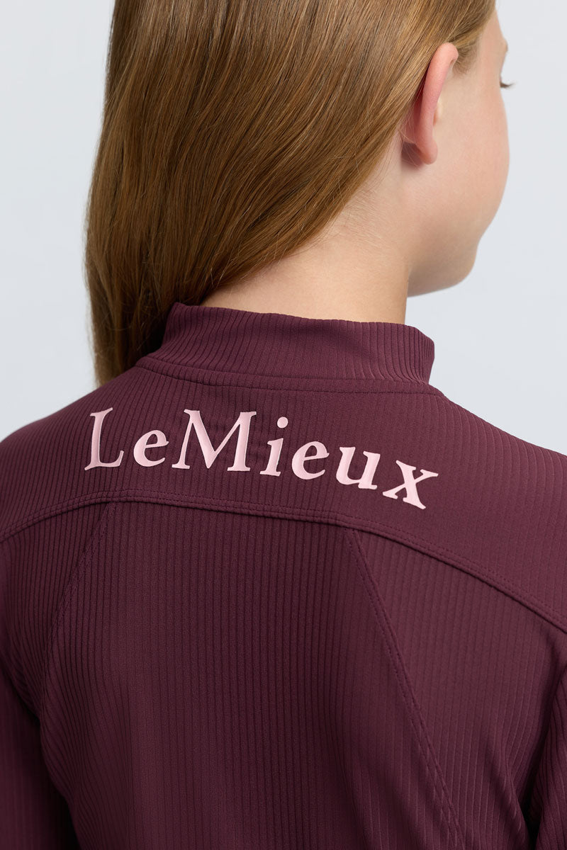LeMieux Young Rider Raye Ribber Base Layer Bramble 