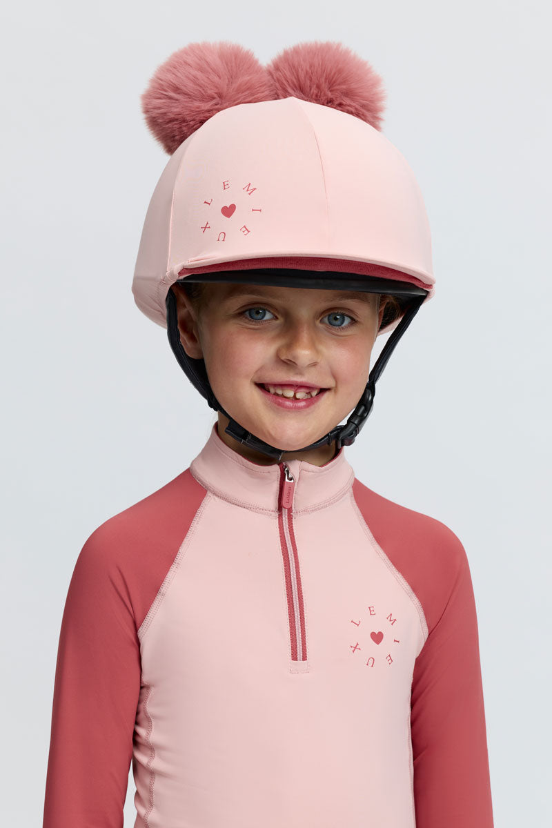 LeMieux Mini Double Pom Hat Silk