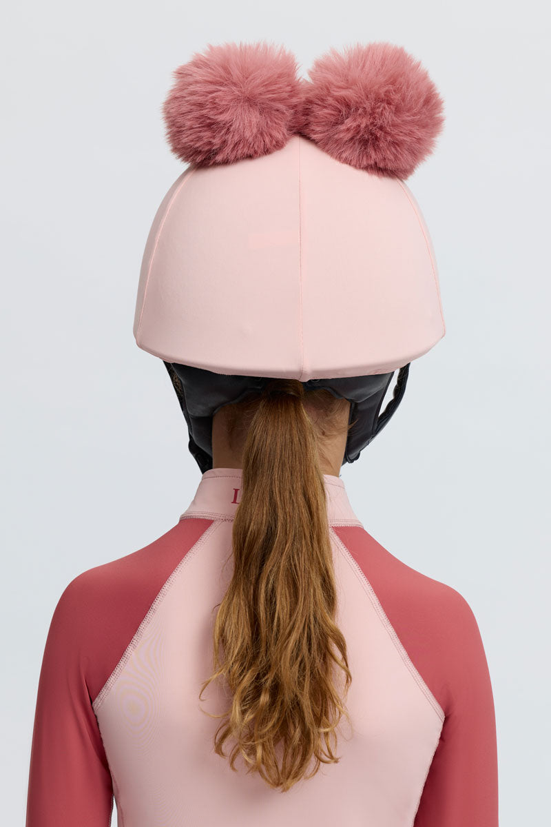 LeMieux Mini Double Pom Hat Silk