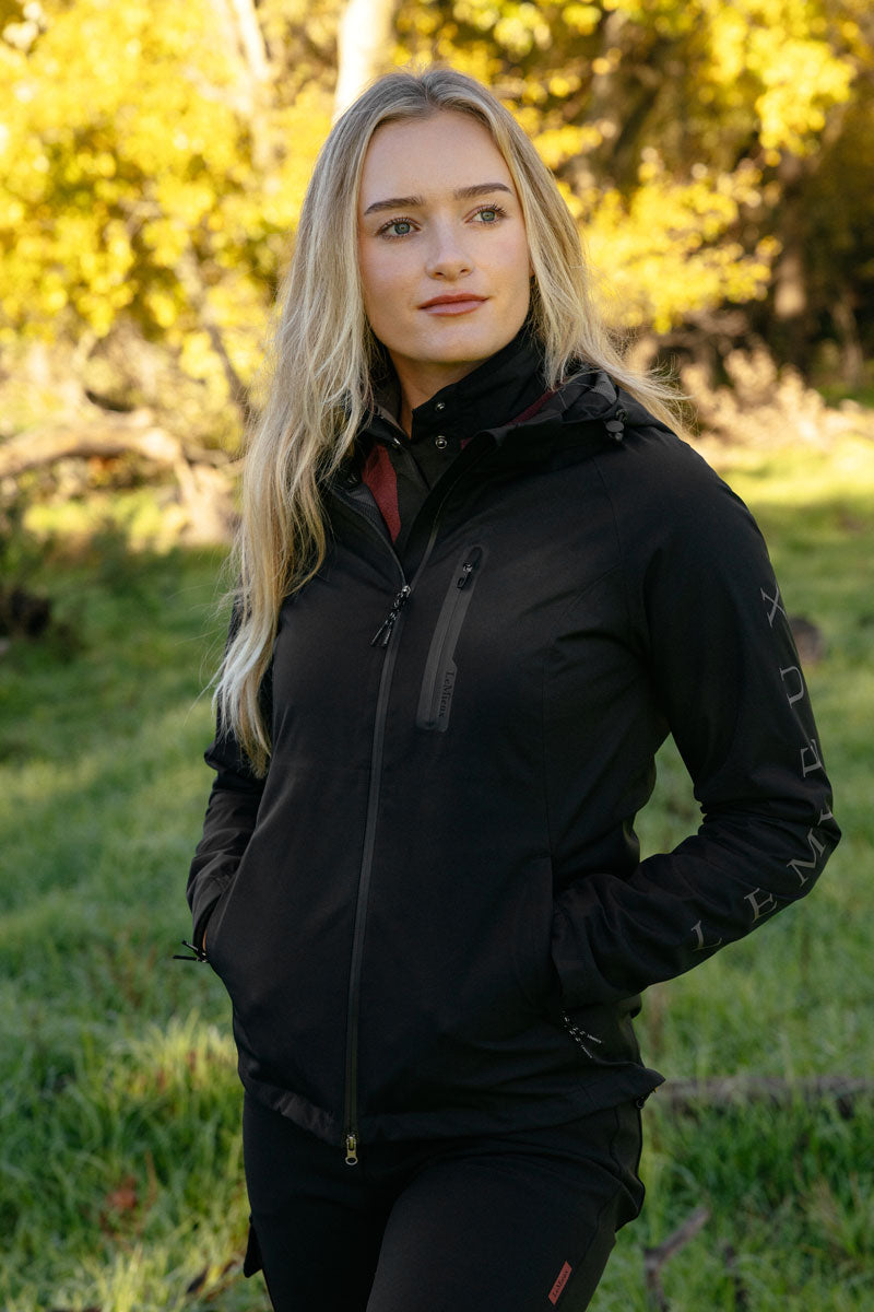 LeMieux Athena Waterproof Lightweight Jacket Black 