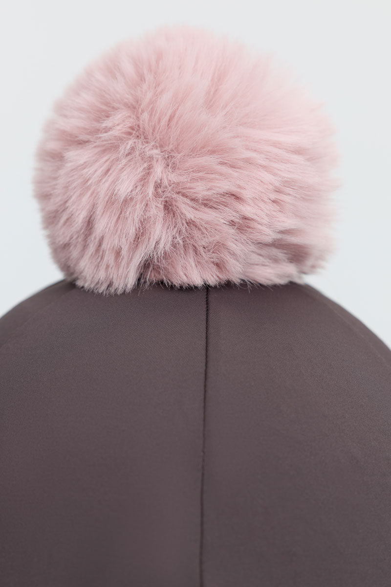 LeMieux Classique Pom Hat Silk Cocoa