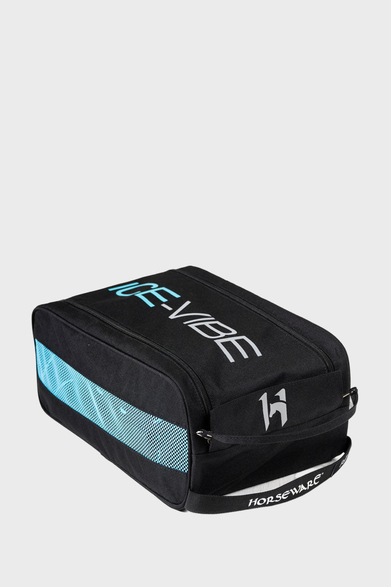 Horseware Ice-Vibe Leg Wraps Black/Aqua