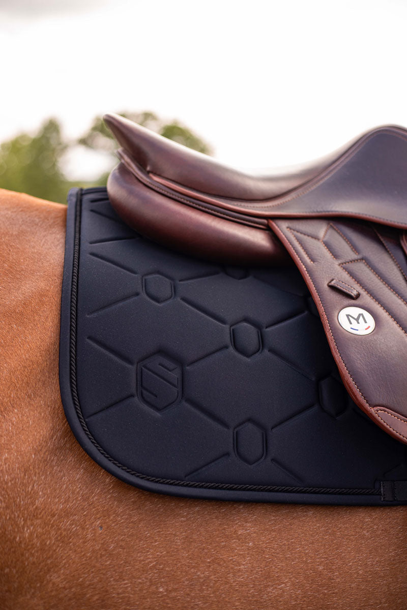 Samshield SpineShield Jump Swarovski Saddle Pad Black