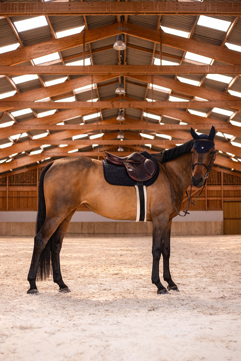 Samshield SpineShield Jump Swarovski Saddle Pad Black