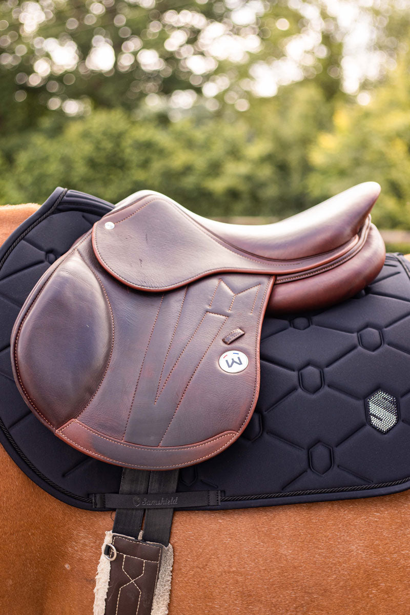 Samshield SpineShield Jump Swarovski Saddle Pad Black