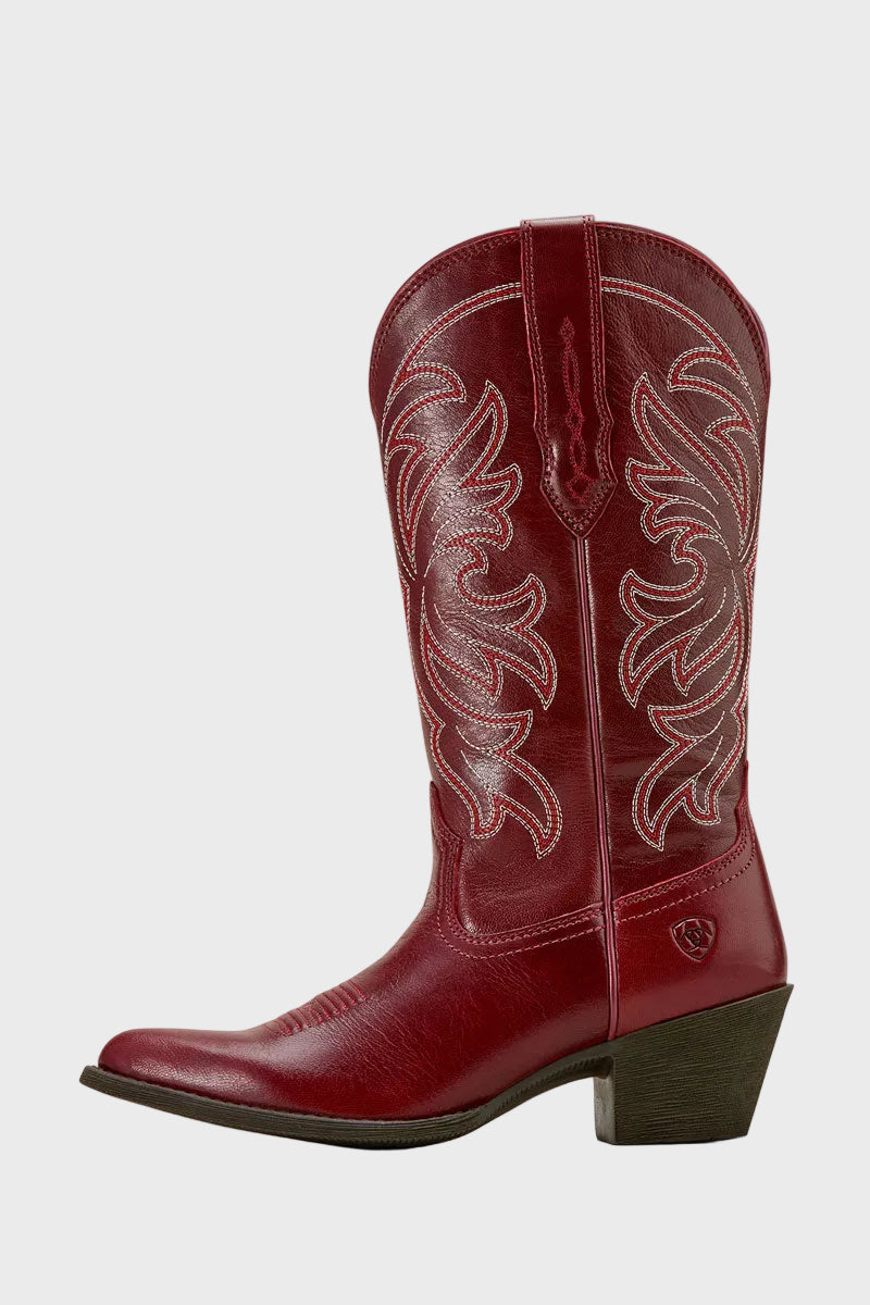 Ariat Heritage J Toe StretchFit Western Boot Sangria 