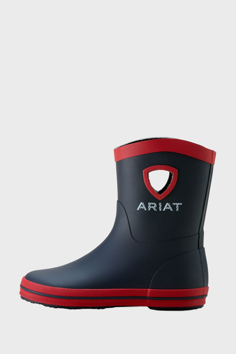 Ariat Junior Kelmarsh Rubber Boot Team Navy