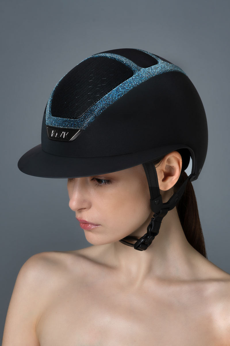 KASK Star Lady Chrome II - Crystals Frame Navy with Navy Crystals 